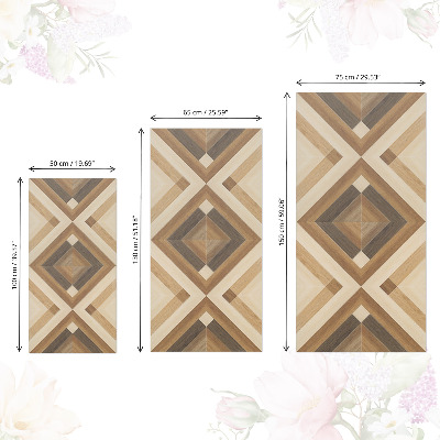 Meubelfolie Houten mozaïek