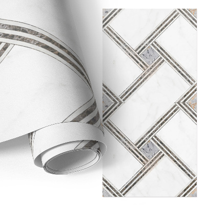 Plakfolie meubels met een modern geometrisch motief