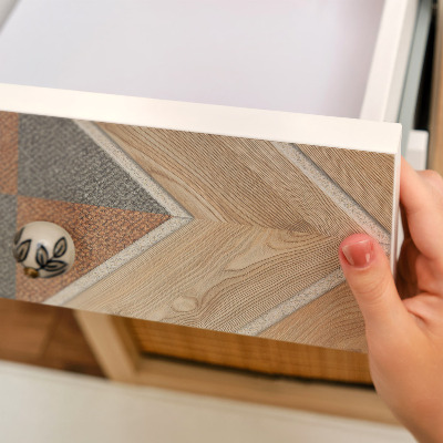 Meubelfolie Houten mozaïek