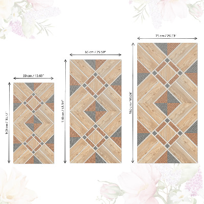 Meubelfolie Houten mozaïek