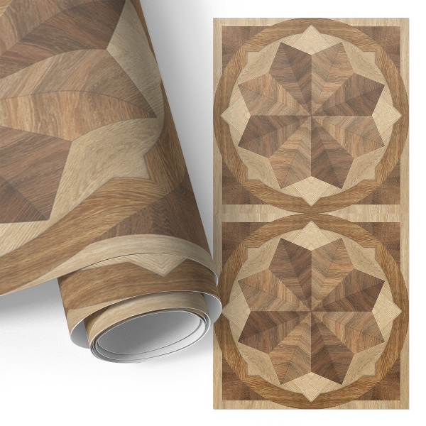 Plakfolie meubels Houten wielen