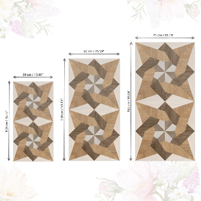 Decoratiefolie Houten ornamenten