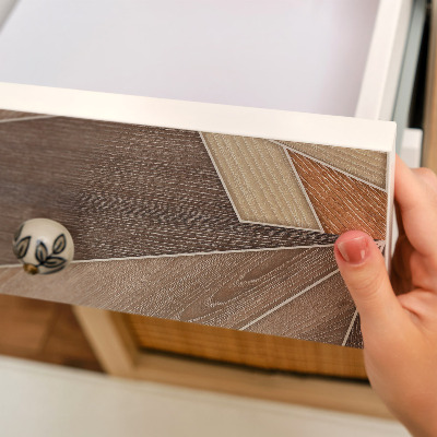 Plakfolie meubels Houten patronen