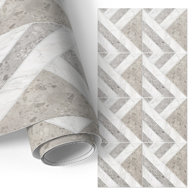 Meubel wrap folie met een modern geometrisch patroon