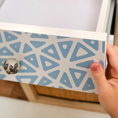 Plakfolie meubels Driehoekige vormen