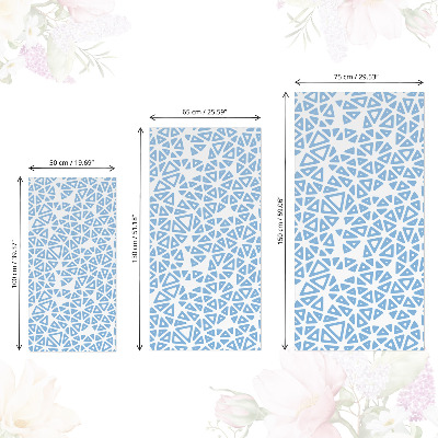 Plakfolie meubels Driehoekige vormen