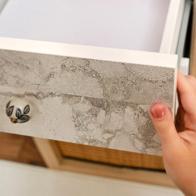 Plakfolie meubels Steenstructuur