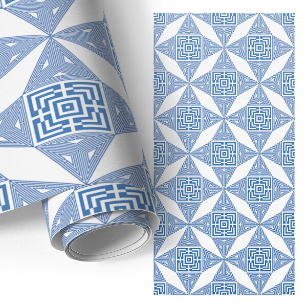 Plakfolie meubels Grieks mozaïek