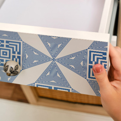 Plakfolie meubels Grieks mozaïek