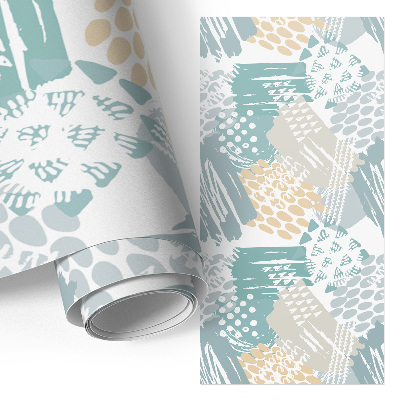 Plakfolie meubels met een moderne abstracte print