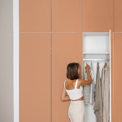 Meubel wrap folie Pastel oranje