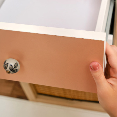 Meubel wrap folie Pastel oranje