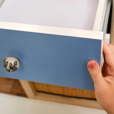 Plakfolie meubels Blauwe kleur
