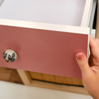 Plakfolie meubels Donkere zalm