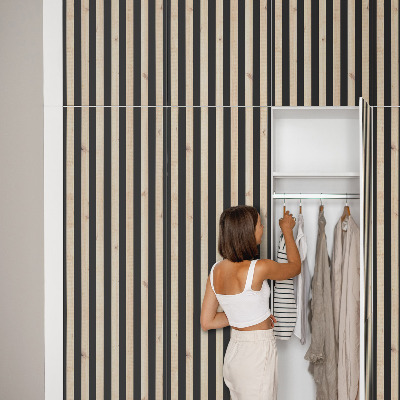 Plakfolie meubels Houten latten