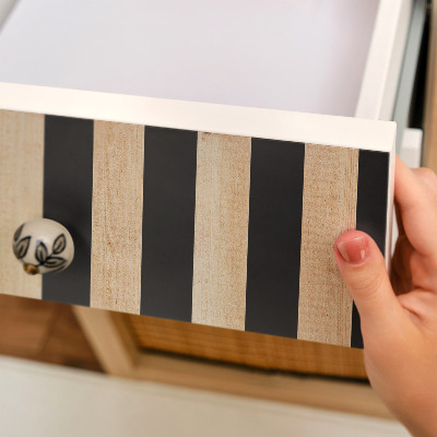 Plakfolie meubels Houten latten