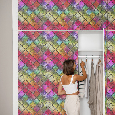 Meubelfolie Regenboogkleurig glas-in-lood