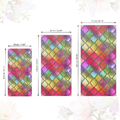 Meubelfolie Regenboogkleurig glas-in-lood