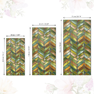 Meubel wrap folie Gebrandschilderde bladeren