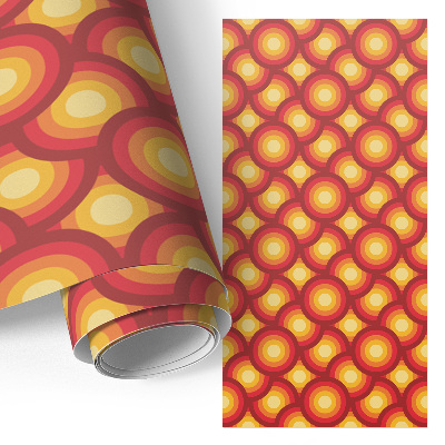 Meubelfolie met een patroon van kleurrijke cirkels