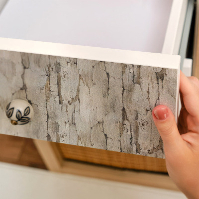 Plakfolie meubels Houtstructuur