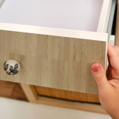 Plakfolie meubels Houten elegantie