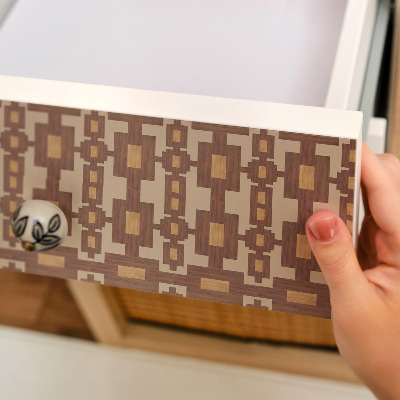 Meubel wrap folie Retro patroon