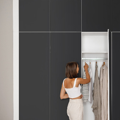 Plakfolie meubels Zwart