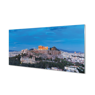 Foto op glas Griekenland panorama van athene