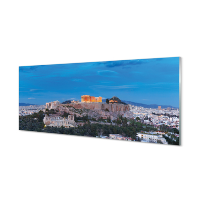 Foto op glas Griekenland panorama van athene