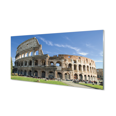 Foto op glas Rome colosseum