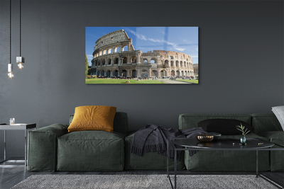 Foto op glas Rome colosseum