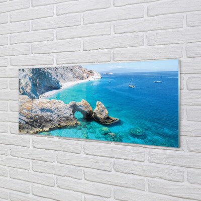 Foto op glas Griekenland beach sea coast