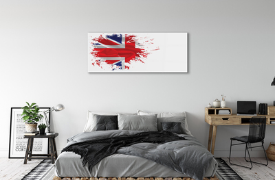 Foto schilderij op glas Vlag van groot-brittannië