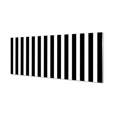 Foto op glas Geometrische zebrastrips