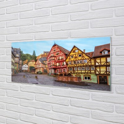 Foto op glas Duitsland old town bavaria
