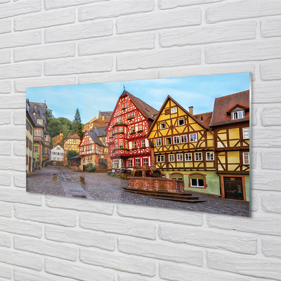 Foto op glas Duitsland old town bavaria