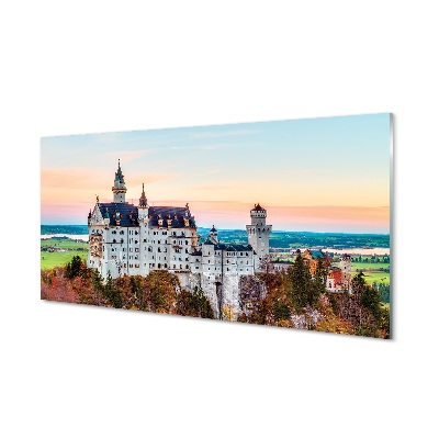 Foto op glas Duitsland herfst castle münchen