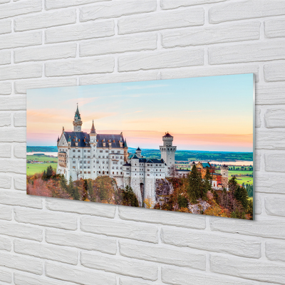 Foto op glas Duitsland herfst castle münchen