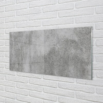 Foto in glas Steen betonnen muur