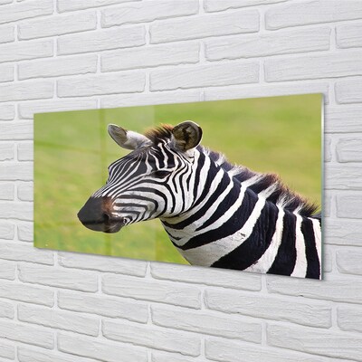 Glas schilderij Zebrapad