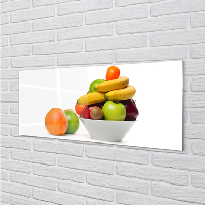 Schilderij op glas Fruit in een kom