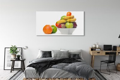 Schilderij op glas Fruit in een kom