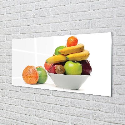 Schilderij op glas Fruit in een kom