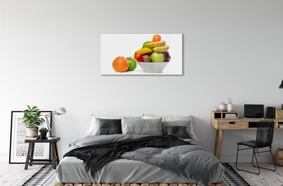 Schilderij op glas Fruit in een kom