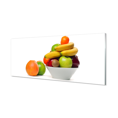 Schilderij op glas Fruit in een kom