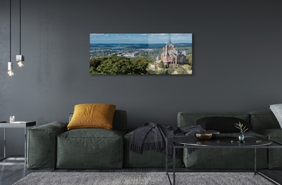 Foto op glas Duitsland panorama city castle