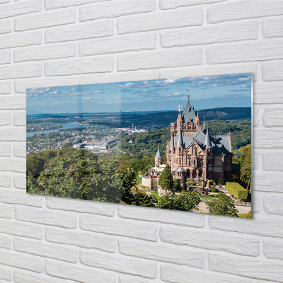 Foto op glas Duitsland panorama city castle