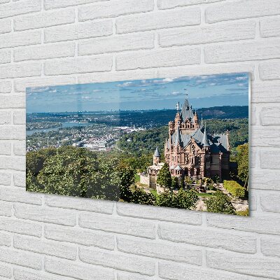 Foto op glas Duitsland panorama city castle