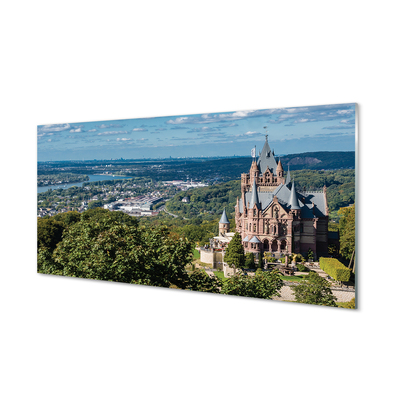 Foto op glas Duitsland panorama city castle